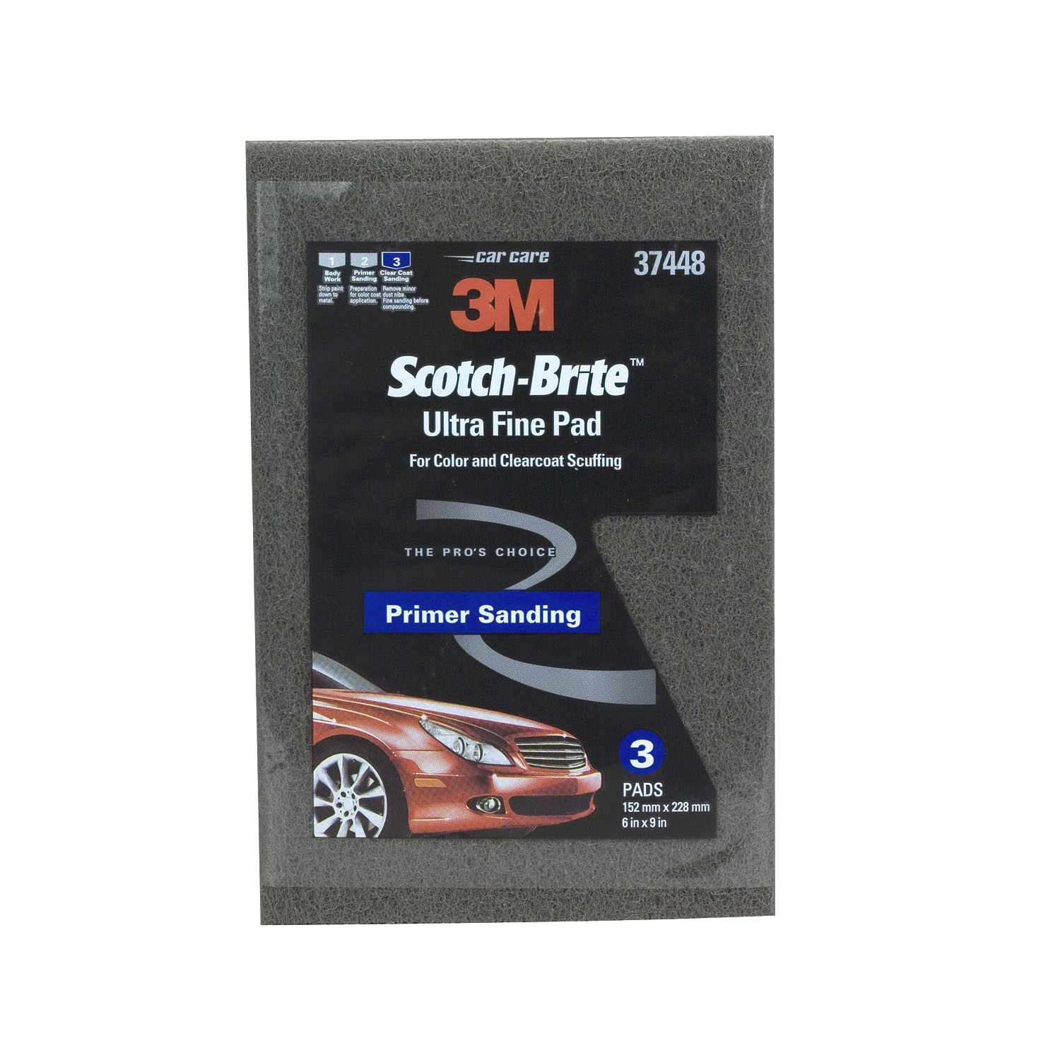 3M 7468 Scotch-brite Scuffing Disc 6 Inch Ultra Fine for sale online 