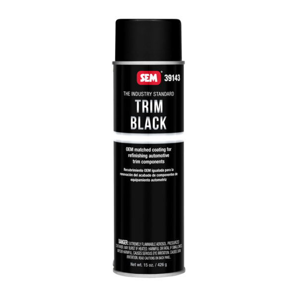SEM Trim Black 39143 Trim Paint, 20 oz Aerosol Can