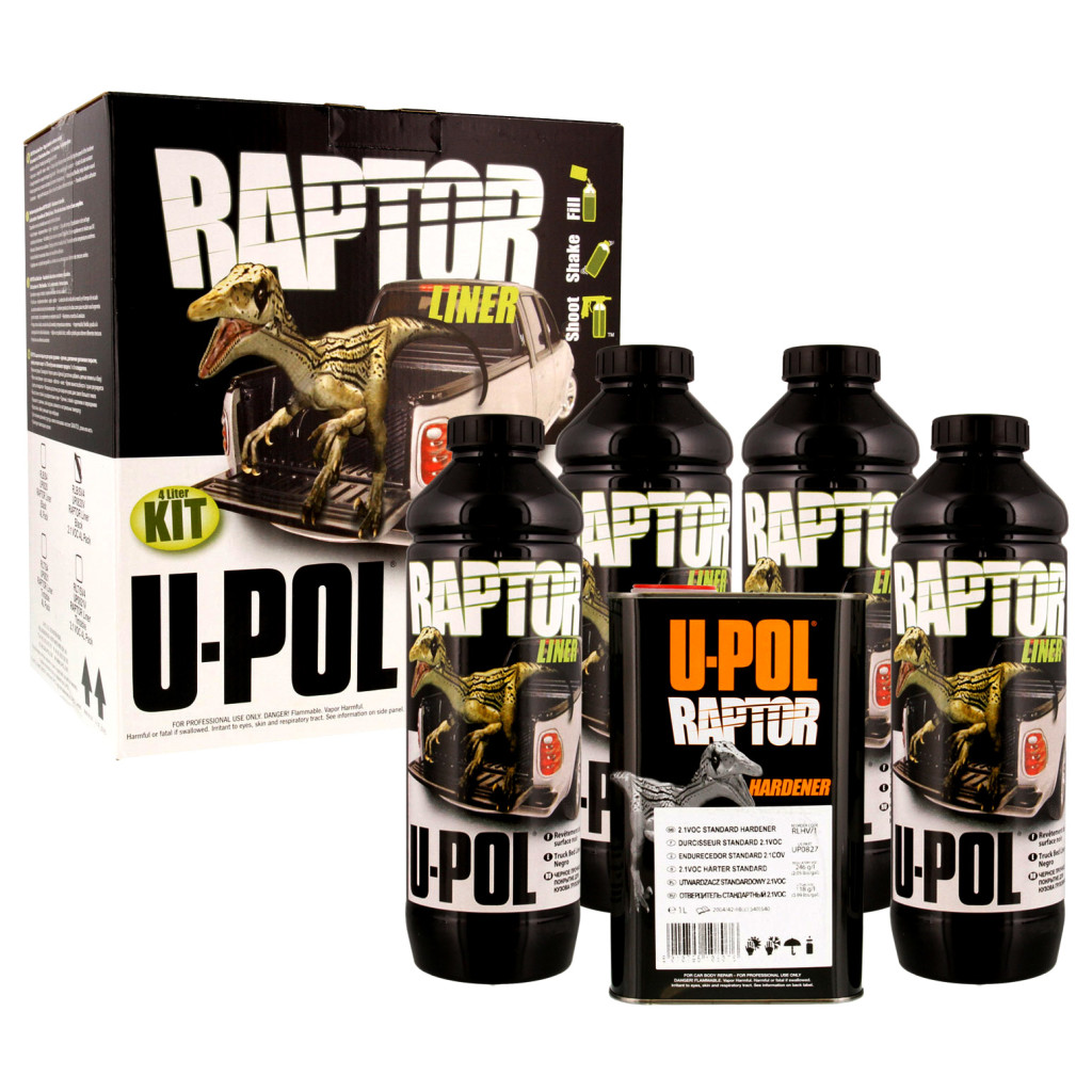 Raptor Liner Two Component Bed Liner Coating Color Tintable (Kit