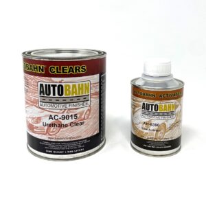 Autobahn 2K Urethane Urethane Clear & Hardener Kit Slow Dry (Quart + Half Pint @ 4:1 Mix Ratio)
