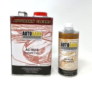 Autobahn 2K Urethane Urethane Clear & Hardener Kit Fast Dry (Gallon + Quart @ 4:1 Mix Ratio)