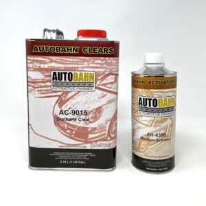 Autobahn 2K Urethane Urethane Clear & Hardener Kit Medium Dry (Gallon + Quart @ 4:1 Mix Ratio)