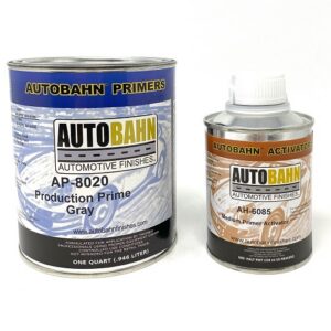 Autobahn 2K Urethane Primer Filler & Hardener Kit Medium Dry (Quart + Half Pint  @ 4:1 Mix Ratio)