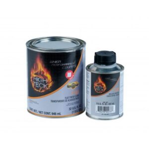 2K Urethane Flat Clear Quart + Activator Kit (Fast Dry)