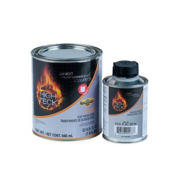 2K Urethane Flat Clear Quart + Activator Kit (Fast Dry)