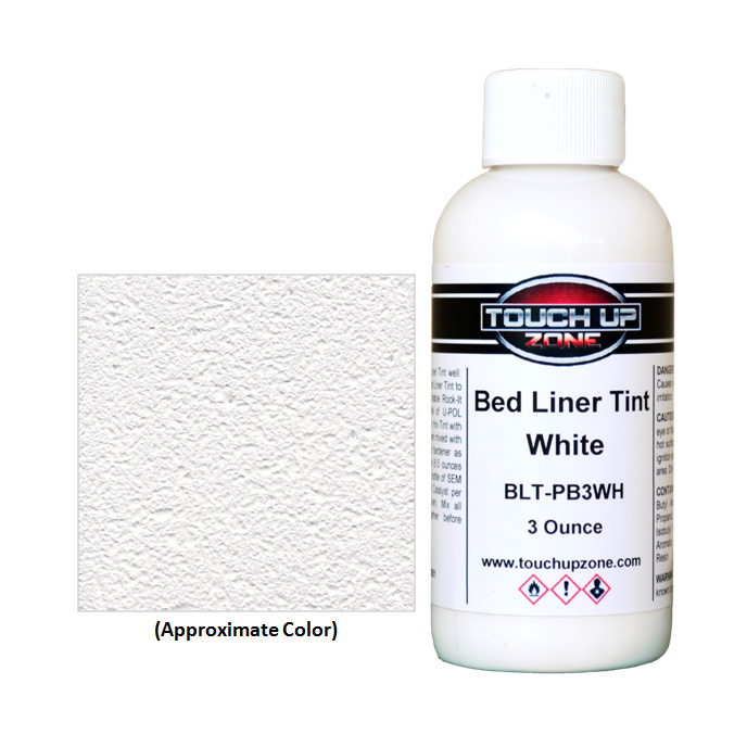 White Bed Liner Tint (3 Ounce Bottle)