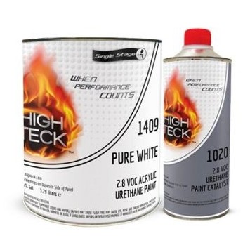 Pure White 2K Single Stage Urethane Kit (Paint + Activator) - Image 2